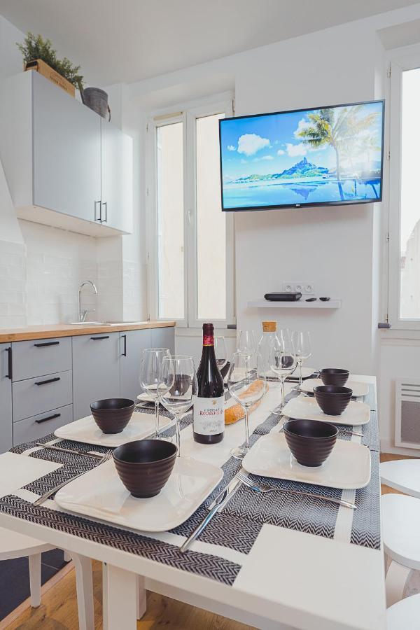 Magnifique T5 - Gare St Charles - 4 A 10 Personnes Apartment Marseille Bagian luar foto
